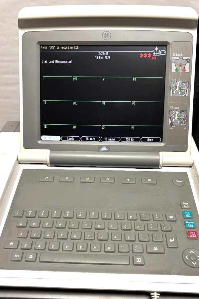 GE MARQUETTE MAC 5000 ECG SYSTEM (#2922)