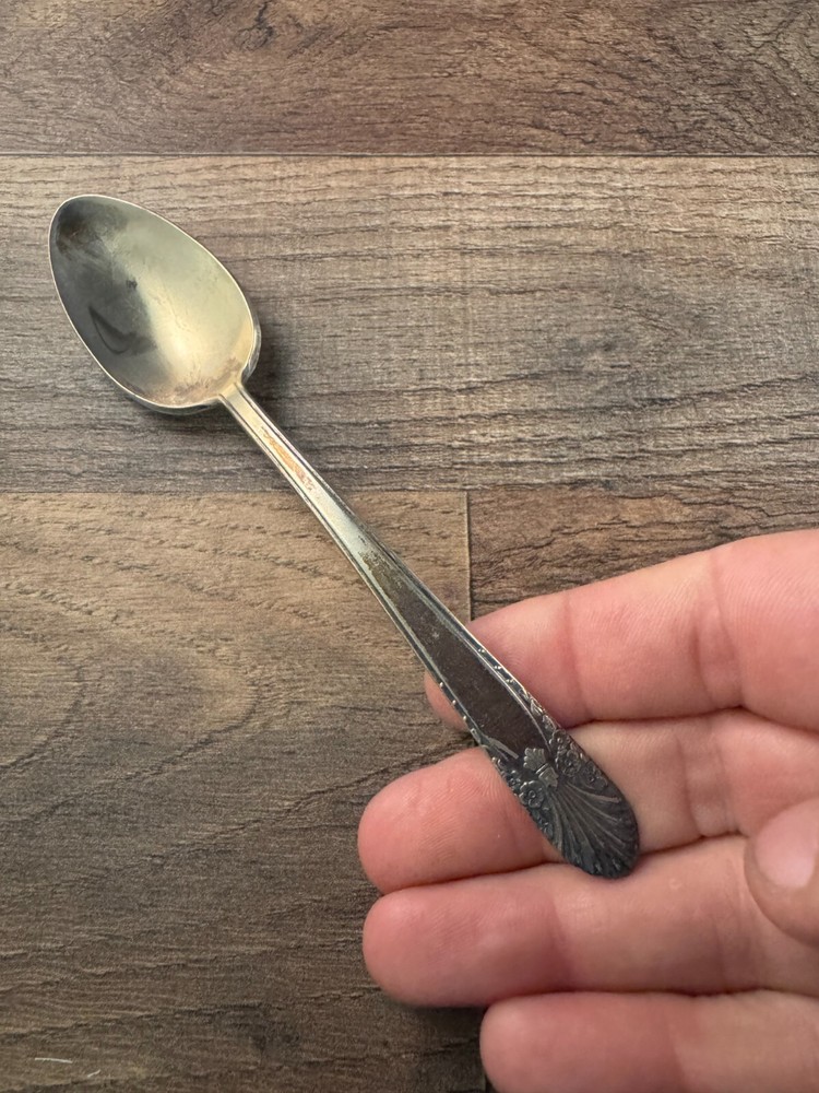 Crown Silver Plate Teaspoon Silverplated Radiance Pattern