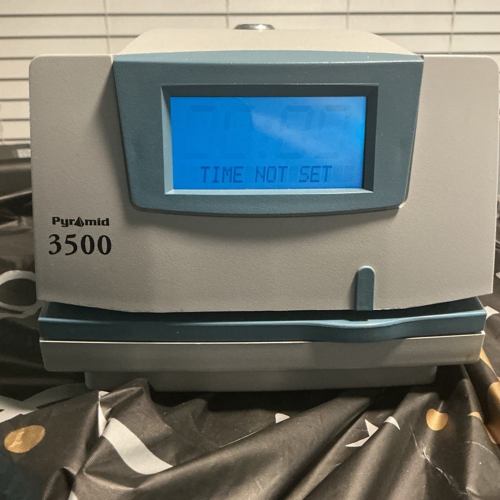 Pyramid Technologies 3500 Time Clock (no keys) Tested
