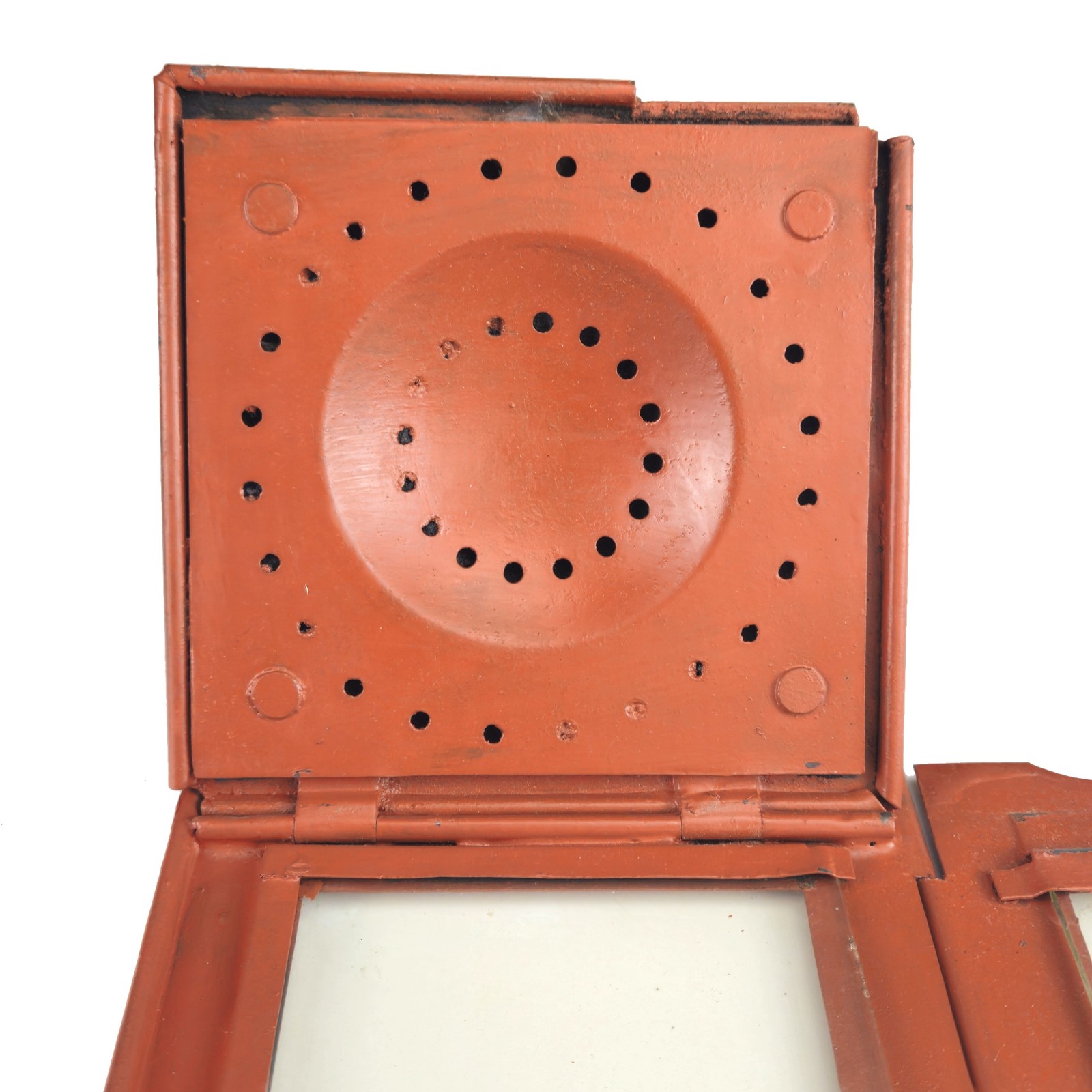 2 WWI TRENCH FOLDING CANDLE LANTERN LOT: 1914 HINKS & SON / 1915 G. POLKEY