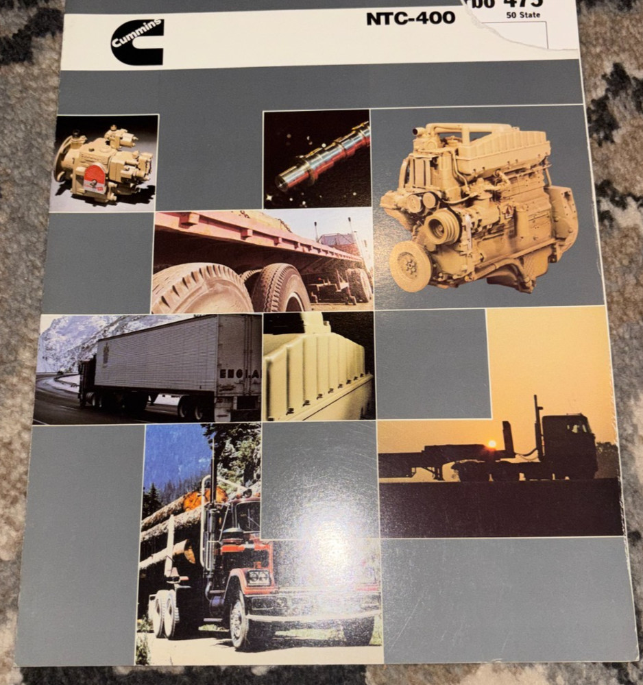 Cummins NTC-400 Diesel Engine Brochure AMIL25