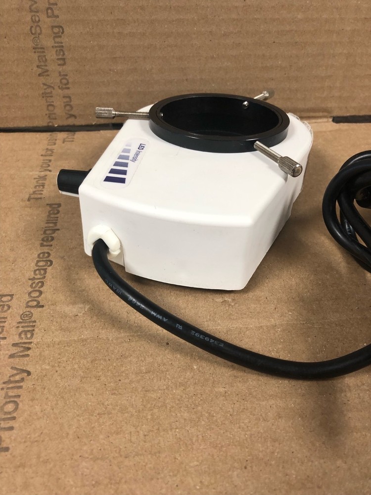 Micro-Lite LV2000 LED Microscope Ring Illuminator, ID: 2.35" (TESTED)