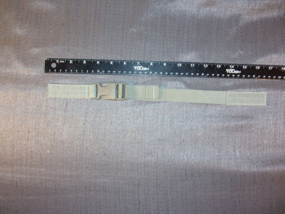 SAGE GREEN HOOK AND LOOP ATTACHMENT BAND SECURING STRAP MILITARY 15X1.5