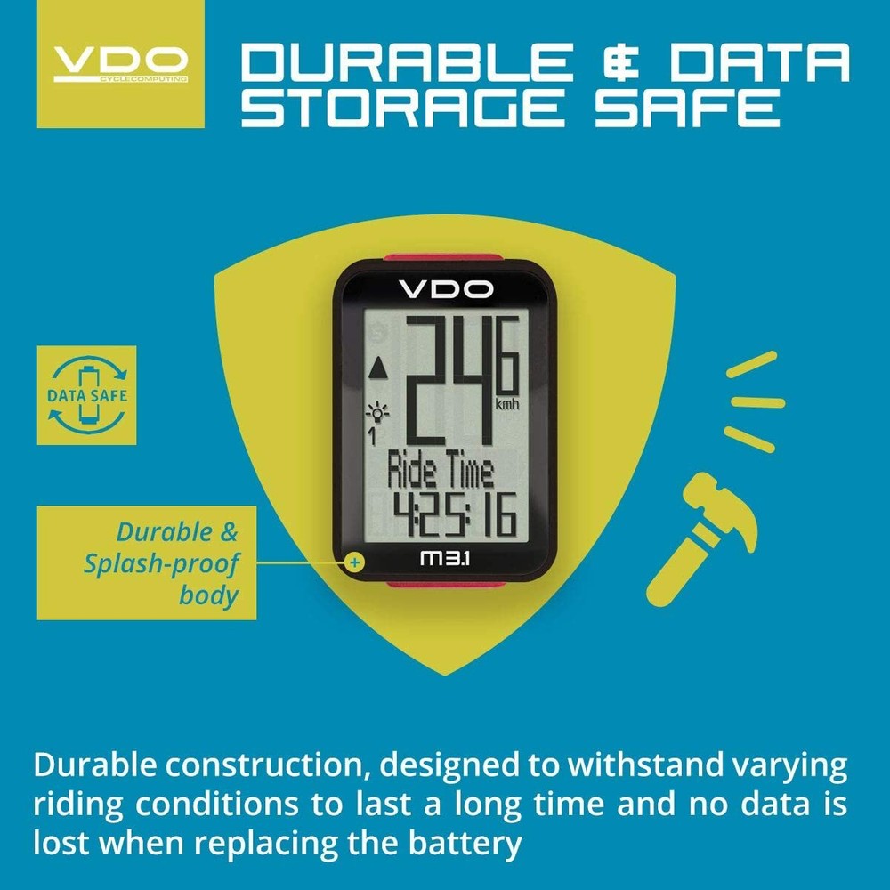 VDO - M 3.1 Digital Wireless Speed Transmission & Multiple Bike Function