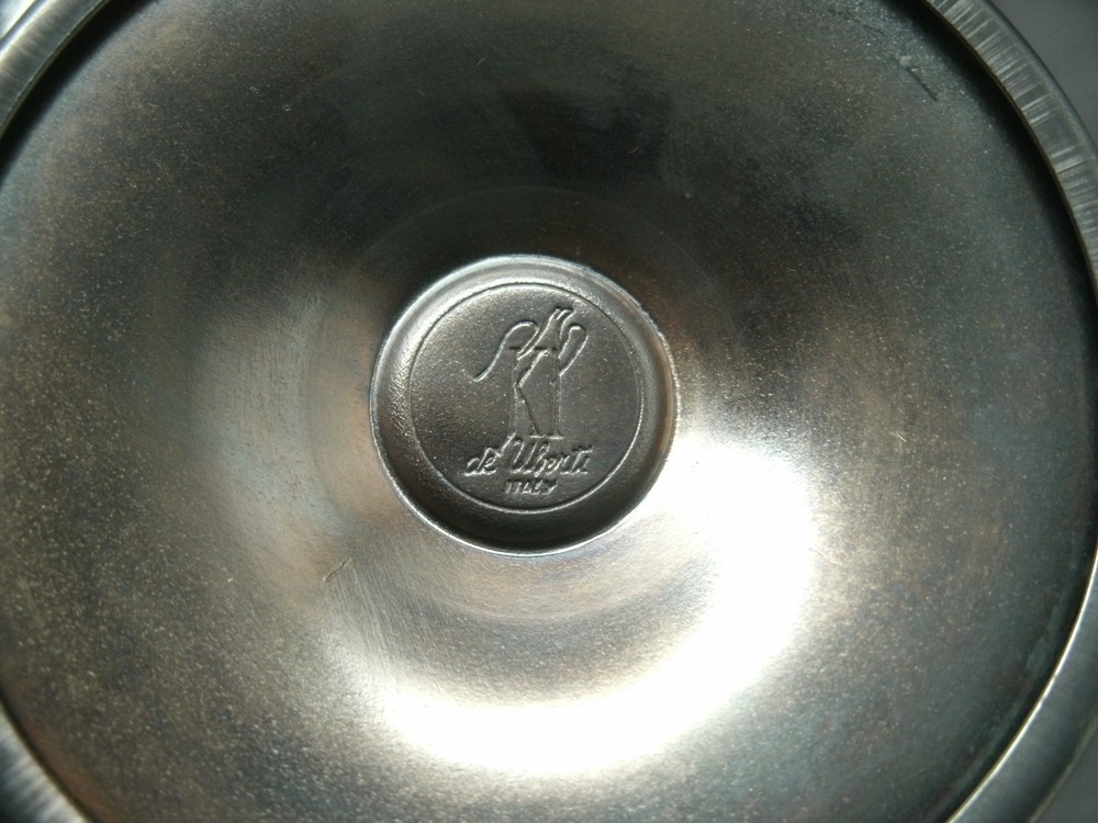 Vtg E.L. de Uberti DUL1 Set of 8~6+" Silverplate Wine Glass Water Goblets Italy