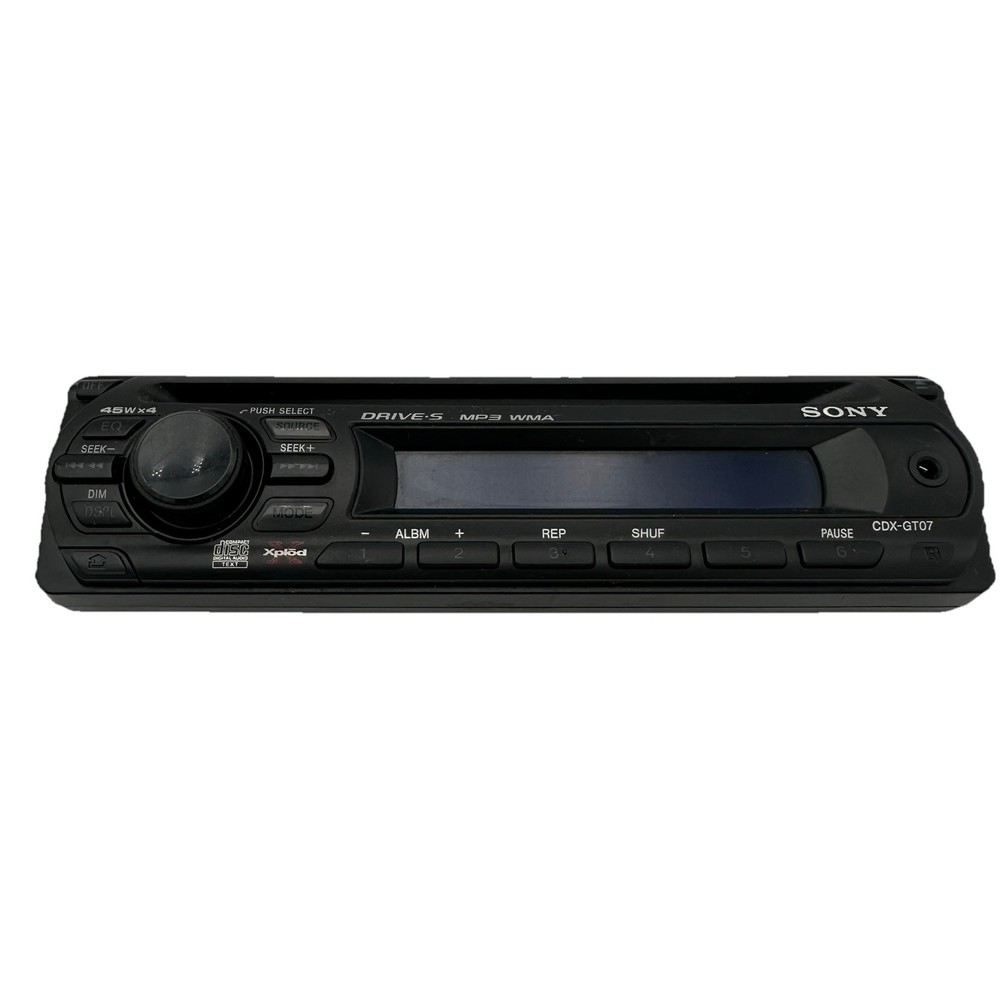SONY CDX-GT07 Removable Faceplate