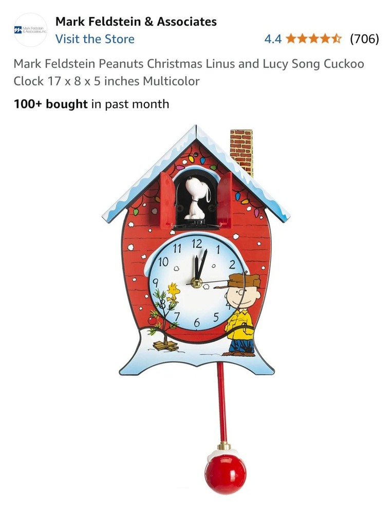 Peanuts Cuckcoo Clock