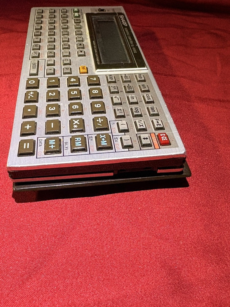 Vintage Sharp EL-5500II With Textbook Scientific Computer With Matrix Function