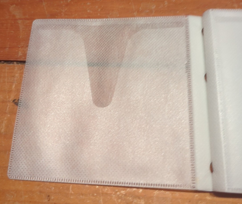 CD/DVD Double Sided Wallet Refill Plastic Sleeve Insert for Storage Binder