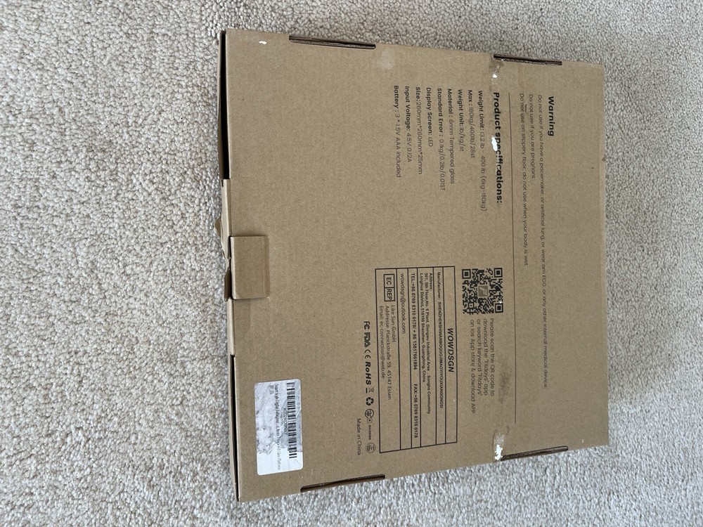 WOWDSGN Smart Body Scale