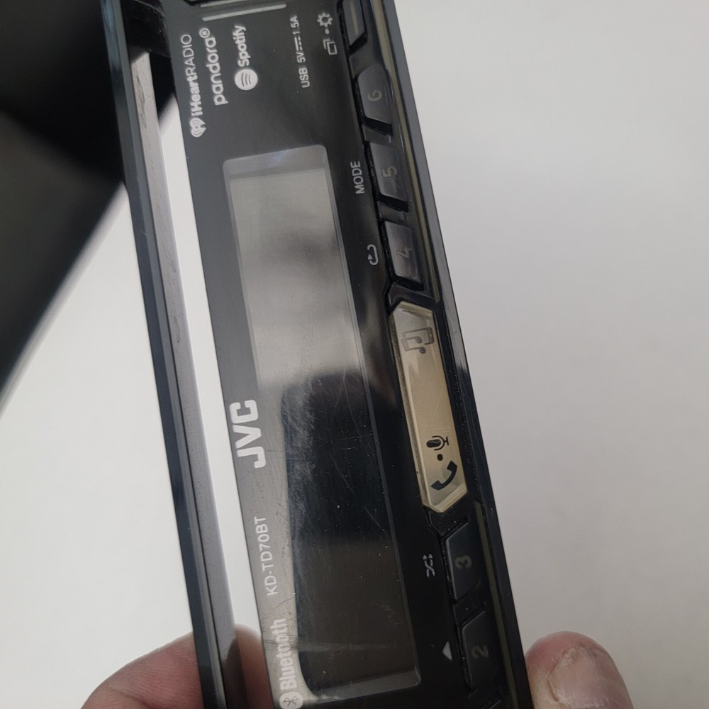 JVC KD-TD70BT FACEPLATE ONLY