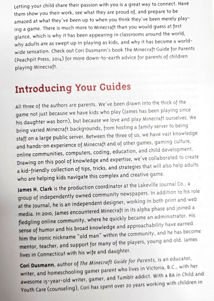 2015 Visual Guide to Minecraft Tips Hints Projects Clark Dunsmann Moltz Book