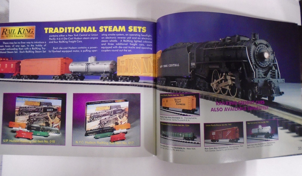 MTH ELETRIC TRAINS SPRING 1996 CATALOG & PRICE GUIDE