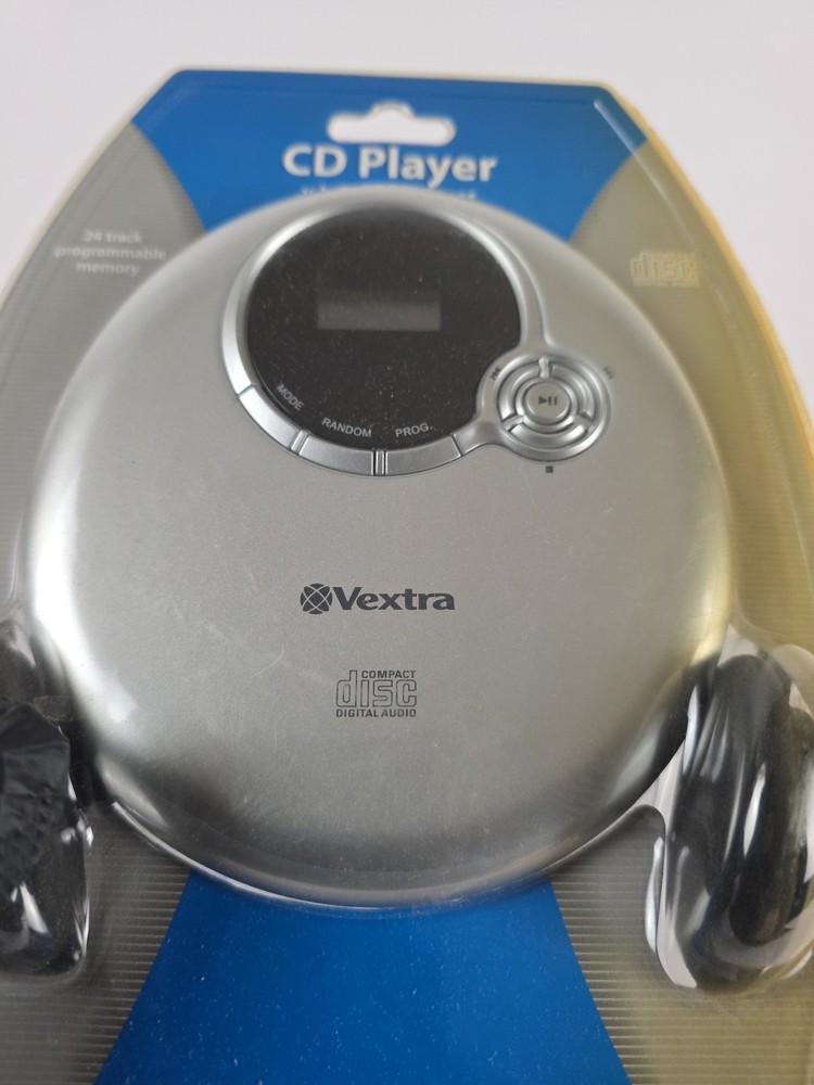 Vintage Vextra CD Player NEW/SEALED Programmable Memory Silver