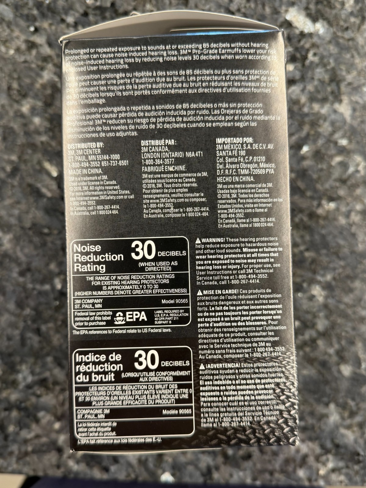 Brand New 3M Pro-Grade Noise Reducing Earmuffs w/ Vented Headband On Sale Now !!