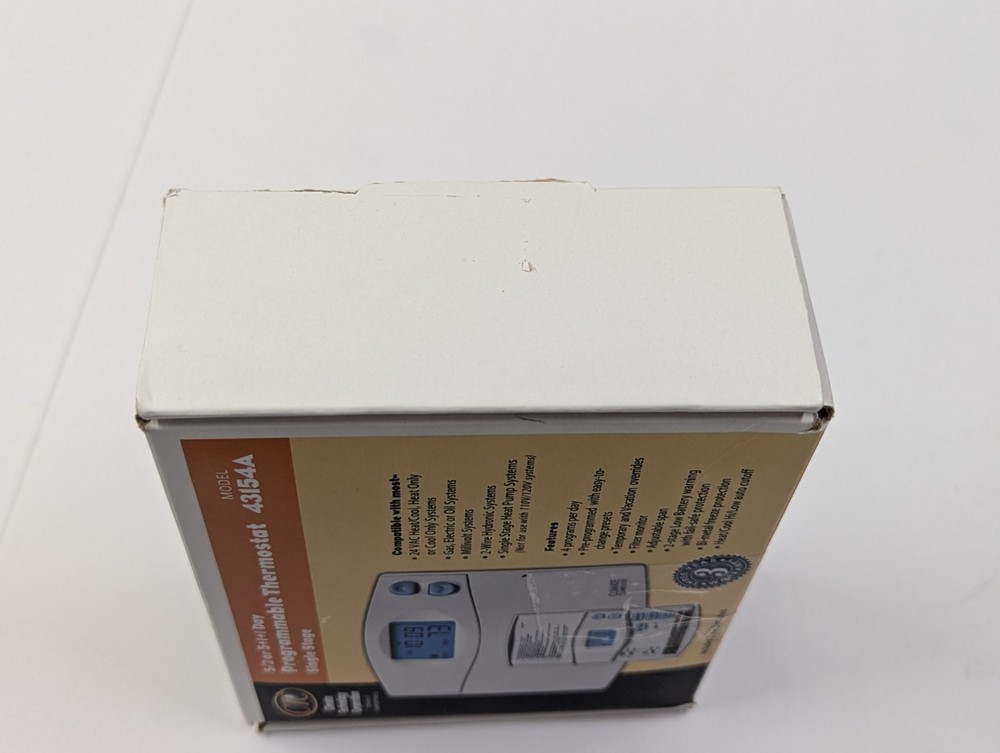 THERMOSTAT 43154A CTC PROGRAMMABLE SINGLE STAGE DIGITAL NIGHT LIGHT
