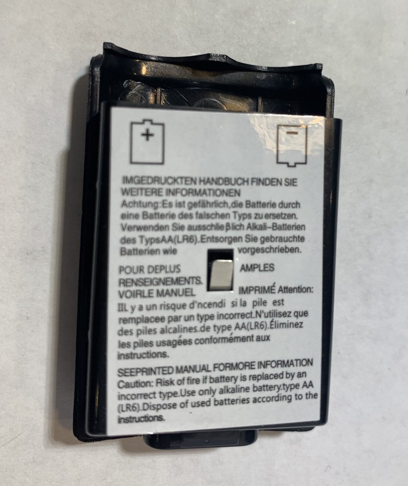 Black AA Battery Back Cover Case For Xbox 360 Wireless Controller