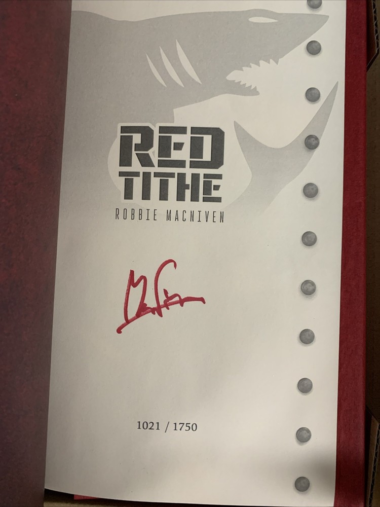 Carcharodons: Red Tithe Black Library Ltd Ed Boxed Book #1021 Warhammer