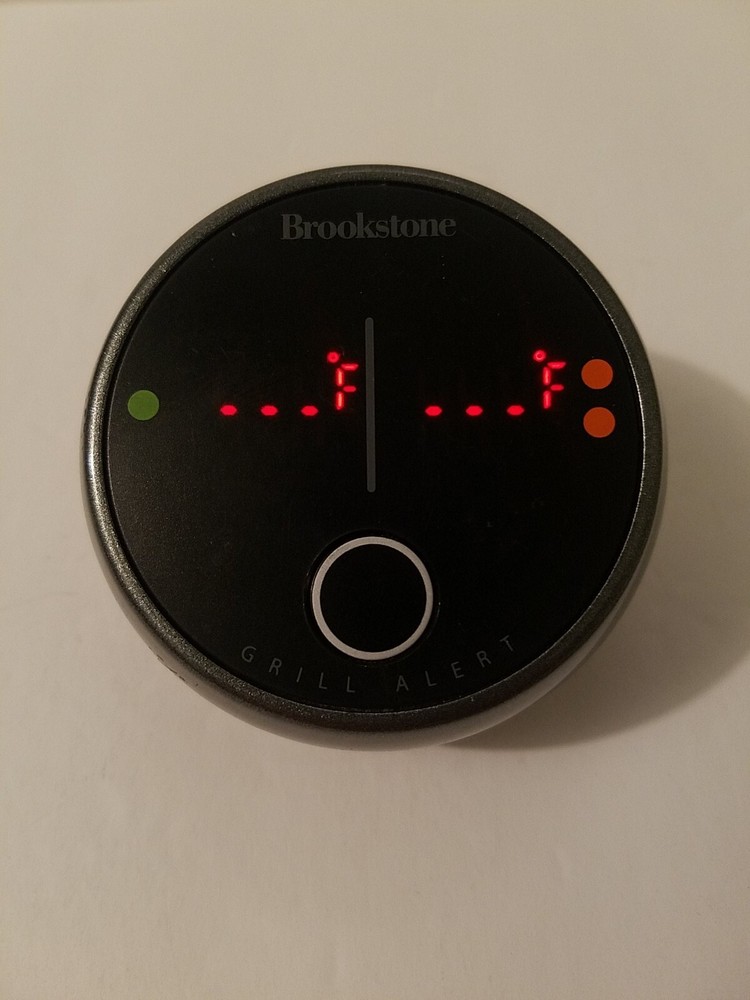 Brookstone Grill Alert Bluetooth Connected Thermometer App Controlled. Unit Only