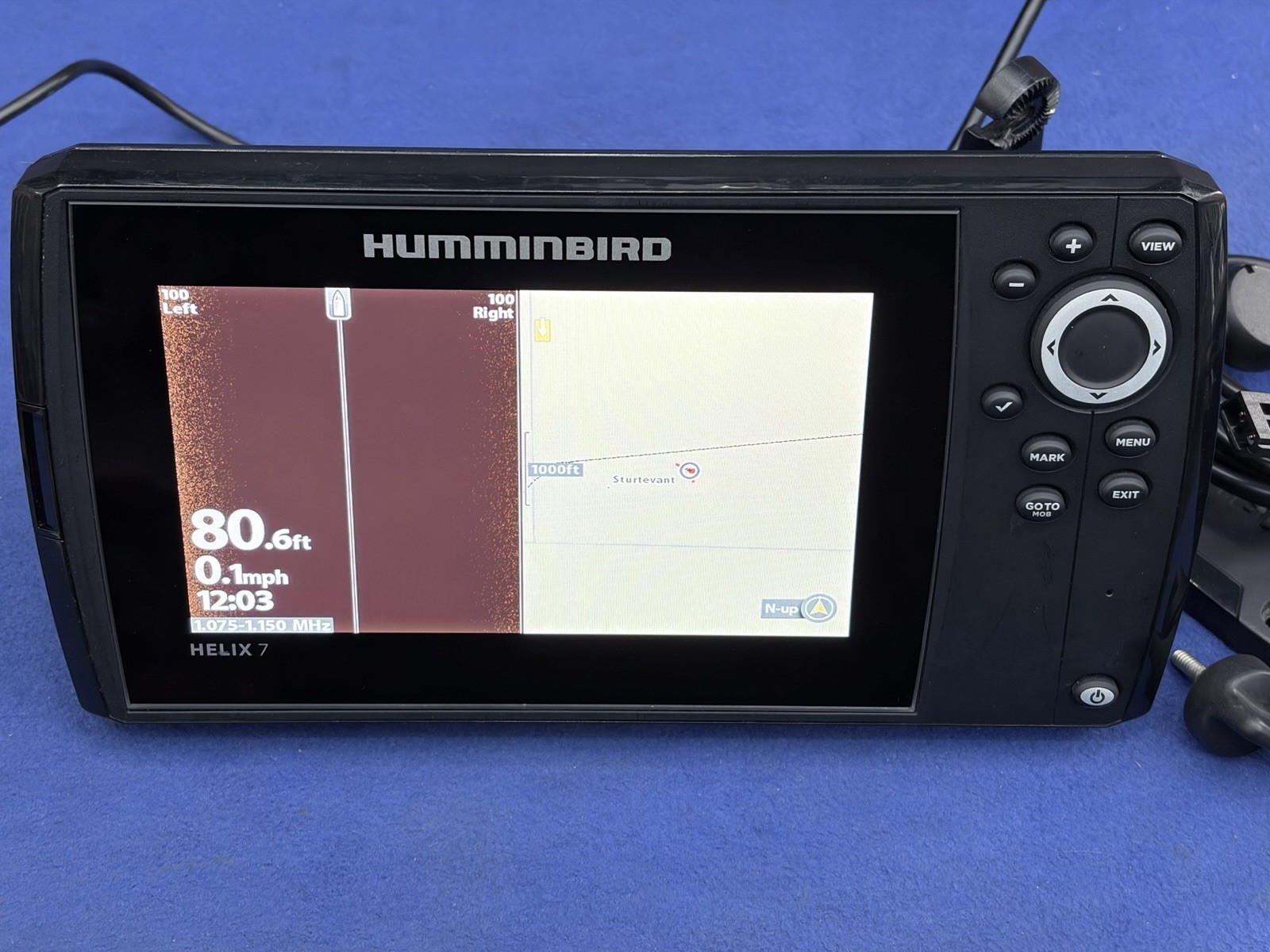 Humminbird Helix 7 MSI GPS G3N MEGA SI Side Imaging Sonar Chartplotter Display
