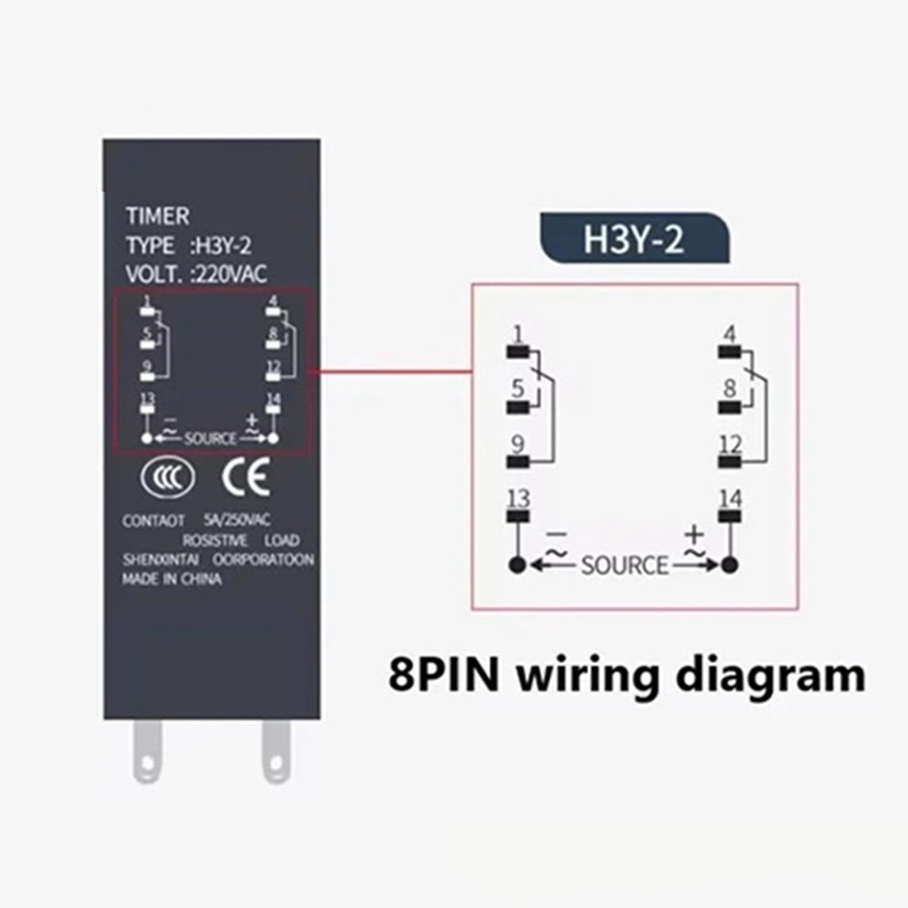 High Performance 220V Timer Relay with Enhanced Exact for Precision Timing