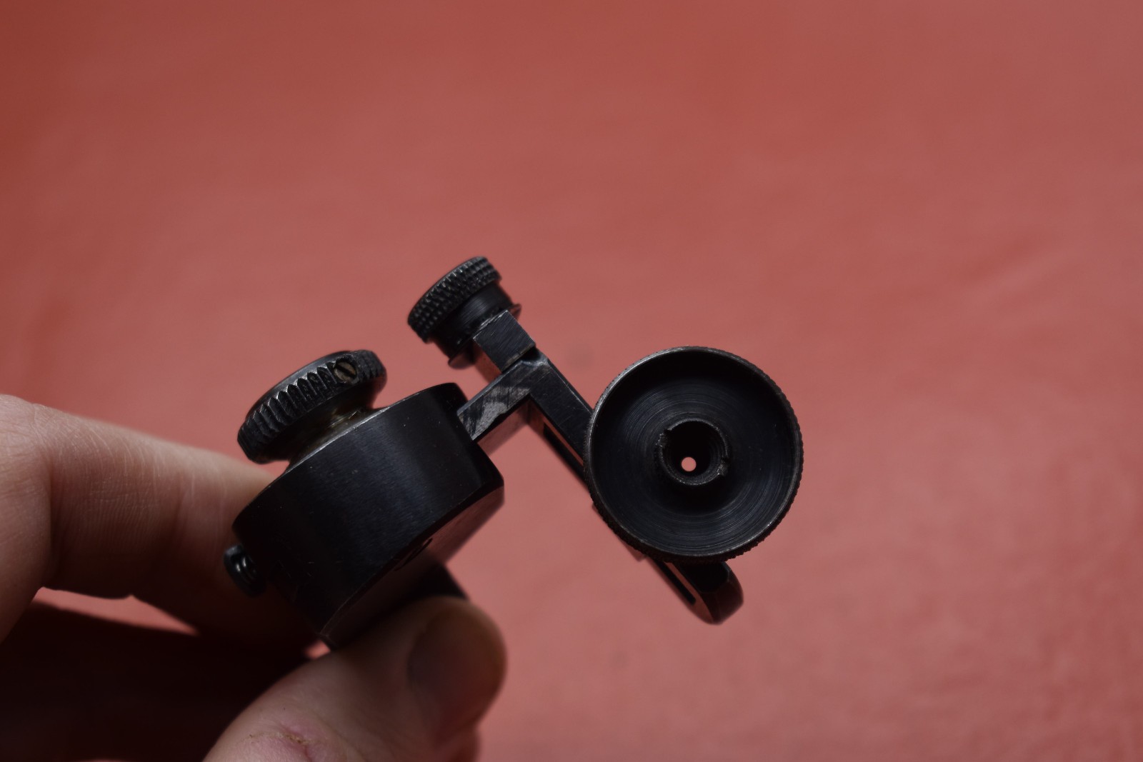 Really nice unknown vaver rear peep target sight no screw NICE