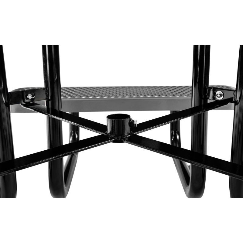 46" Child Size Square Expanded Picnic Table Gray