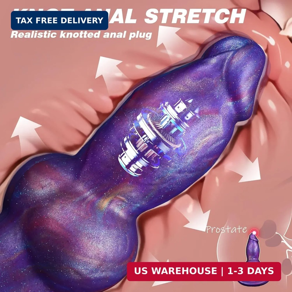 Vibrating Butt Plug Knot Buttplug - Vibrating Anal Plug Large Prostate Vibrator