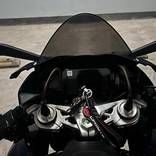 Motorcycle Windshield Wind Deflector Visor Front ONE SIZE D-Clear Windshield