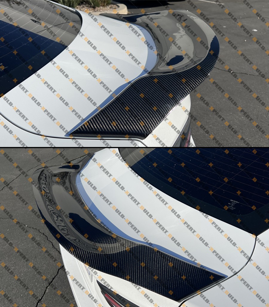 For 15-25 Lexus RC200t RC300 RC350 R Style Carbon Fiber Highkick Trunk Spoiler