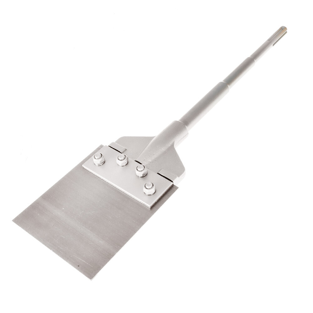 6" × 25" SDS Max Floor Scraper 6" Wide Tile Removal Bit and Heavy Duty Blade New