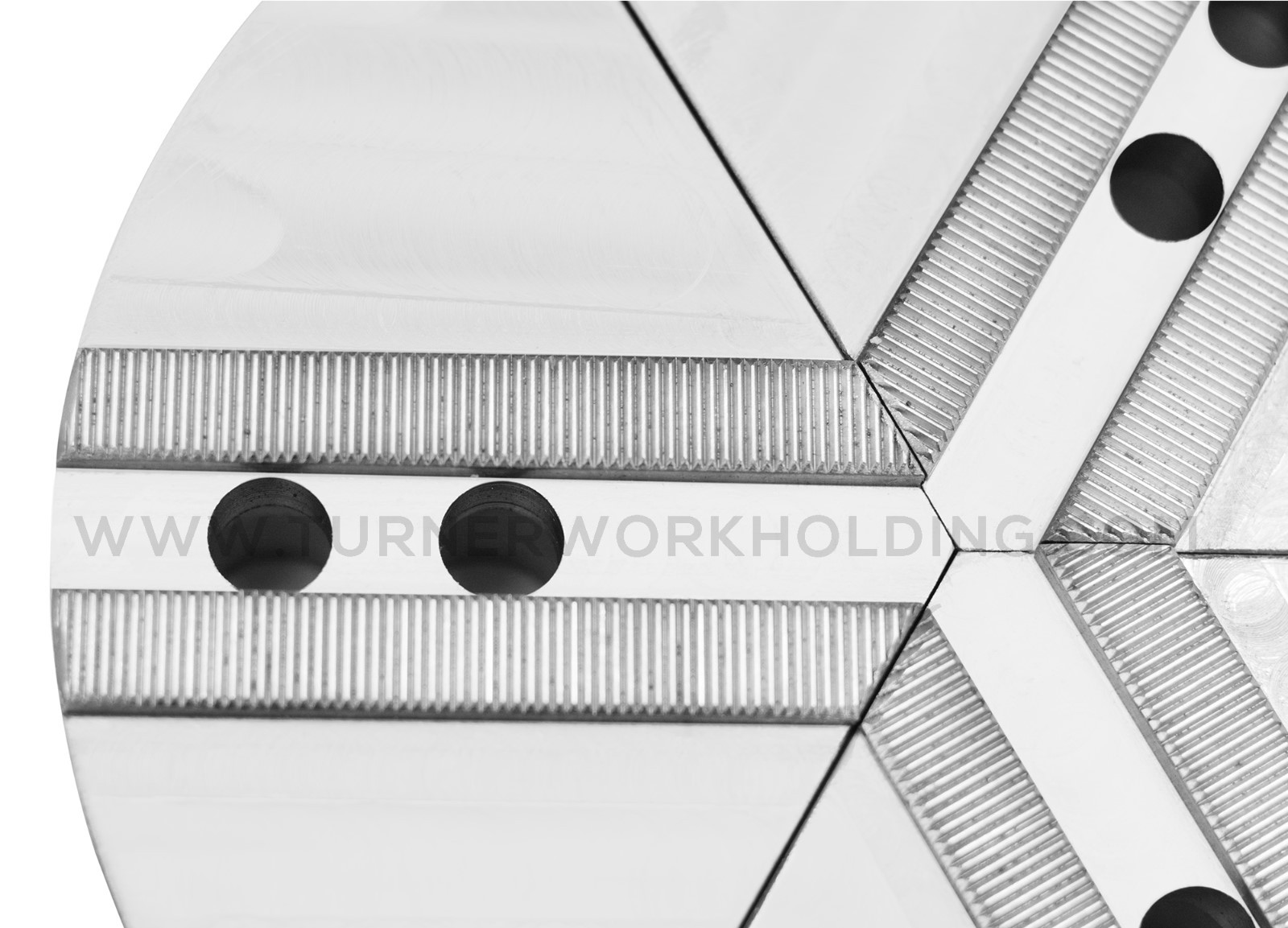 8" STEEL ROUND FULL GRIP PIE SOFT JAWS KITAGAWA LATHE CHUCKS (B208) 3"HT 3PC SET