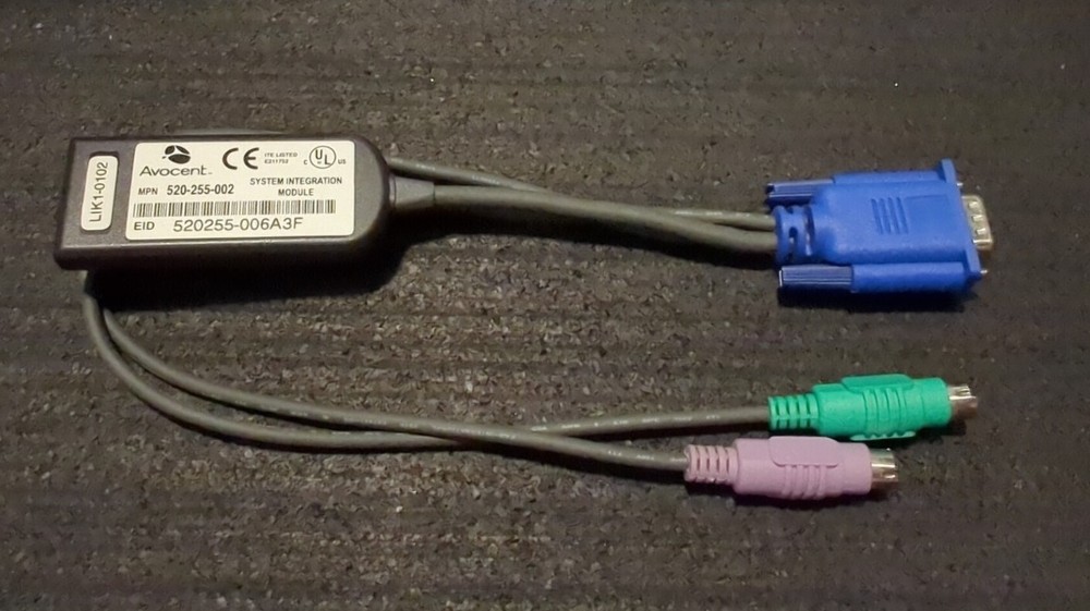 Avocent 520-255-002 KVM PS/2 System Integration Module (Single Module)