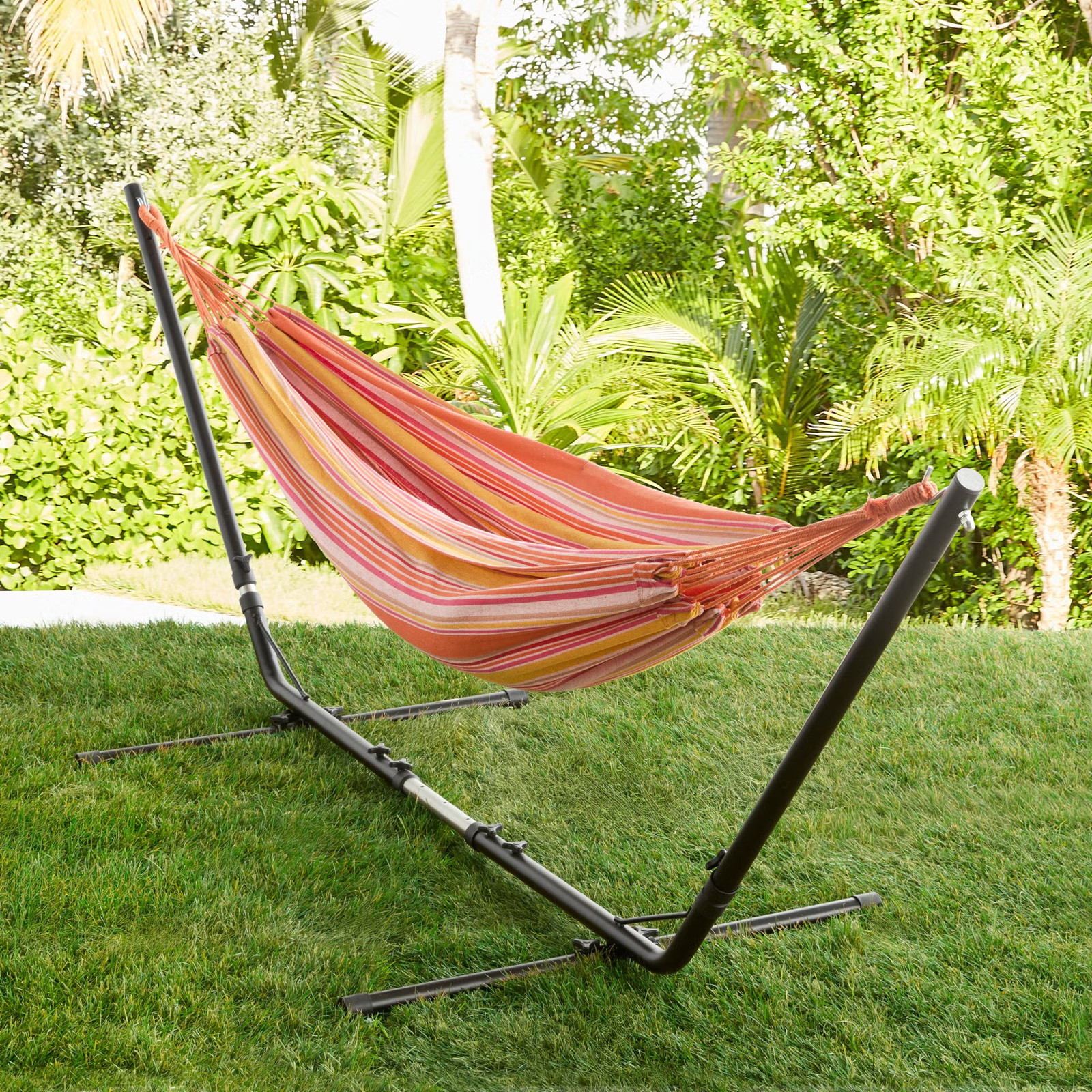 BrylaneHome Extendable Hammock - Multi Stripe