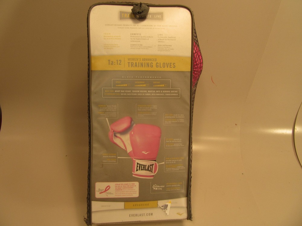 New Everlast womens advanced Training Gloves