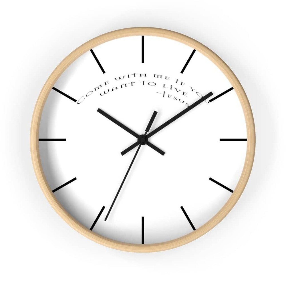 Wall Clock "Come with Me"