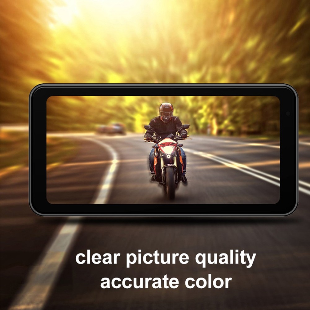 6.25" Motorcycle GPS Navigation Touch Screen Wireless CarPlay Android Auto 1080P