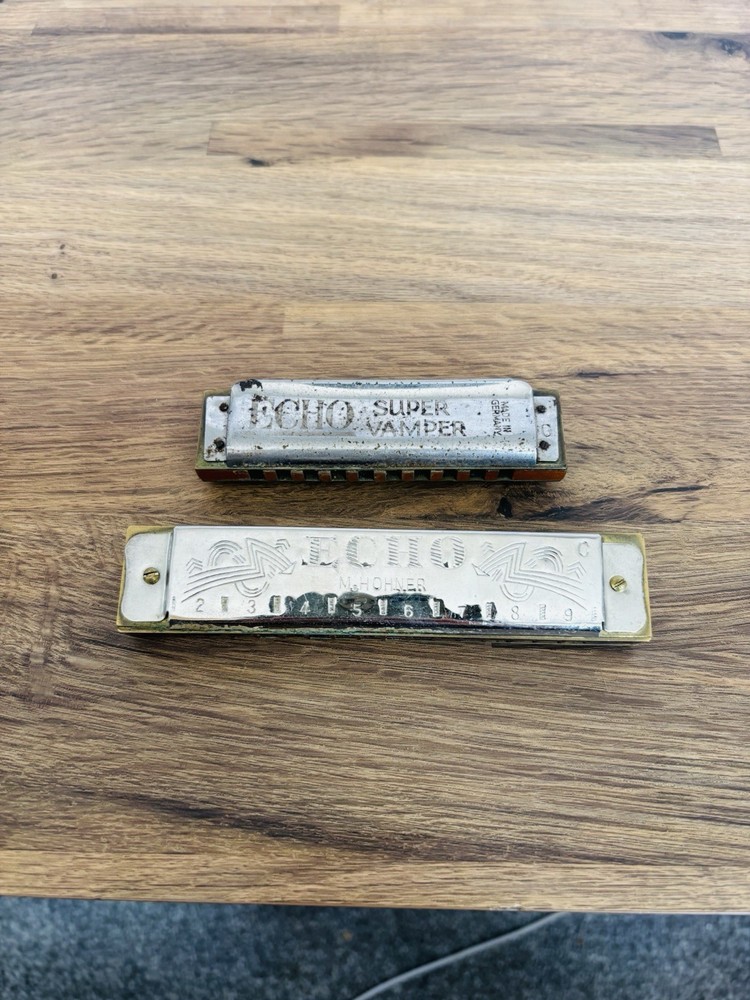M.Hohner Echo Harmonica Bundle - 2 Harmonicas - See Description