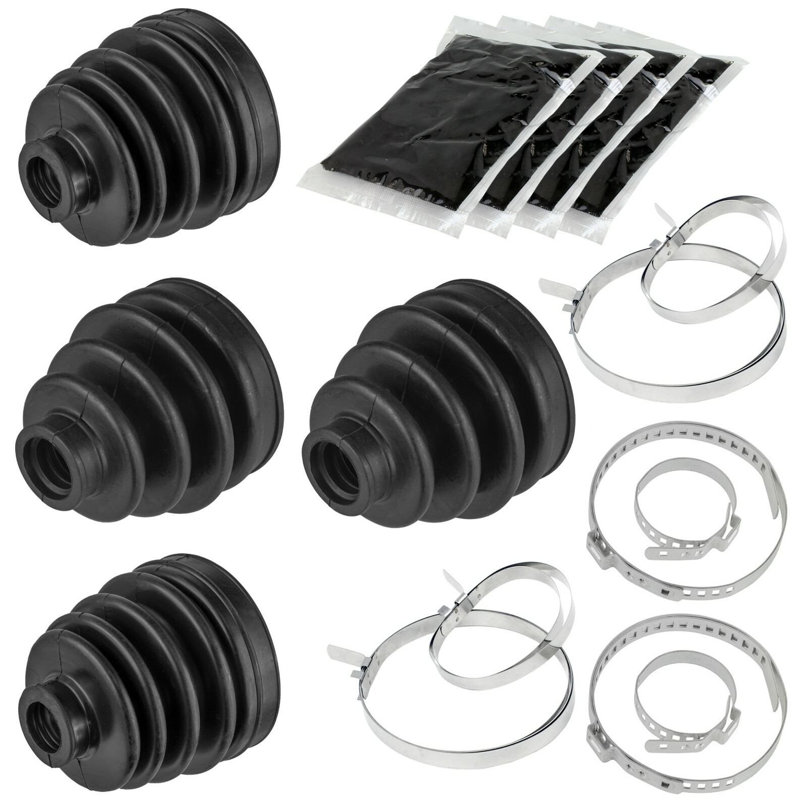 2 Front Axle Outer Inner CV Boot Kit For Polaris RZR XP 1000/RZR XP 4 1000 17-20