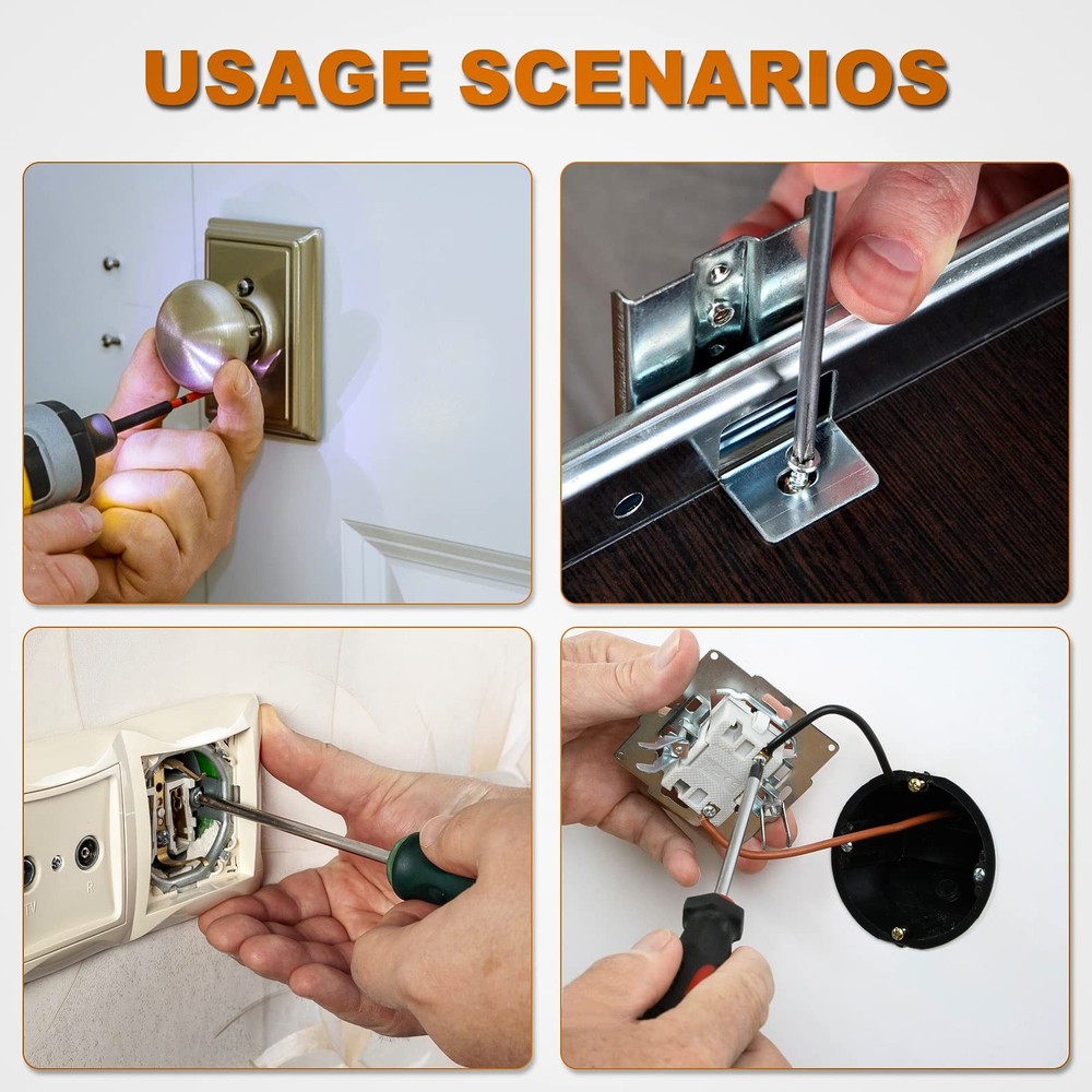 Zmbroll 1200Pcs Phillips Pan Head Small Machine Scews,Tiny One Size, Silver