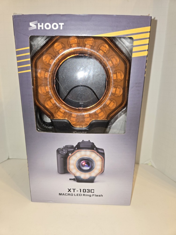 Shoot XT-103C Macro Led Flash. New, Never Used