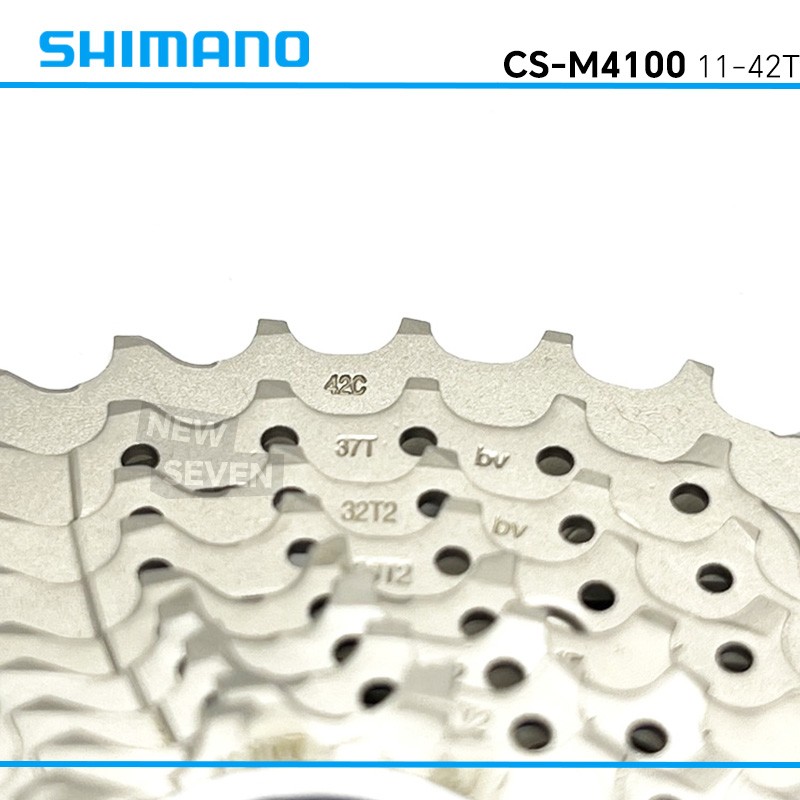 Shimano DEORE CS-M4100 10 Speed Cassette 11-42T HG Hub MTB Gravel-OE