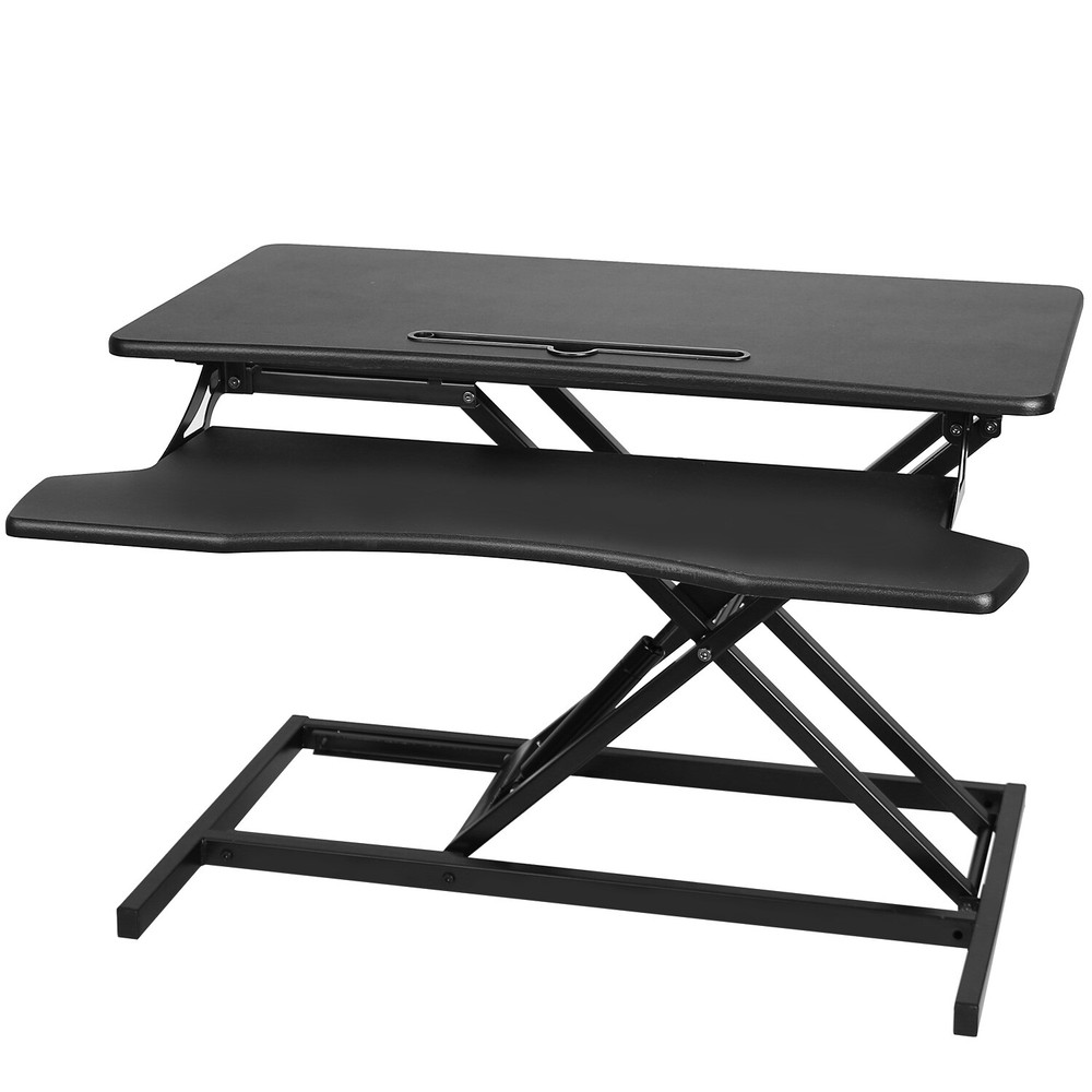Adjustable Home Office Sofa Bed Tray Desk Converter Computer Stand Up Desk Riser