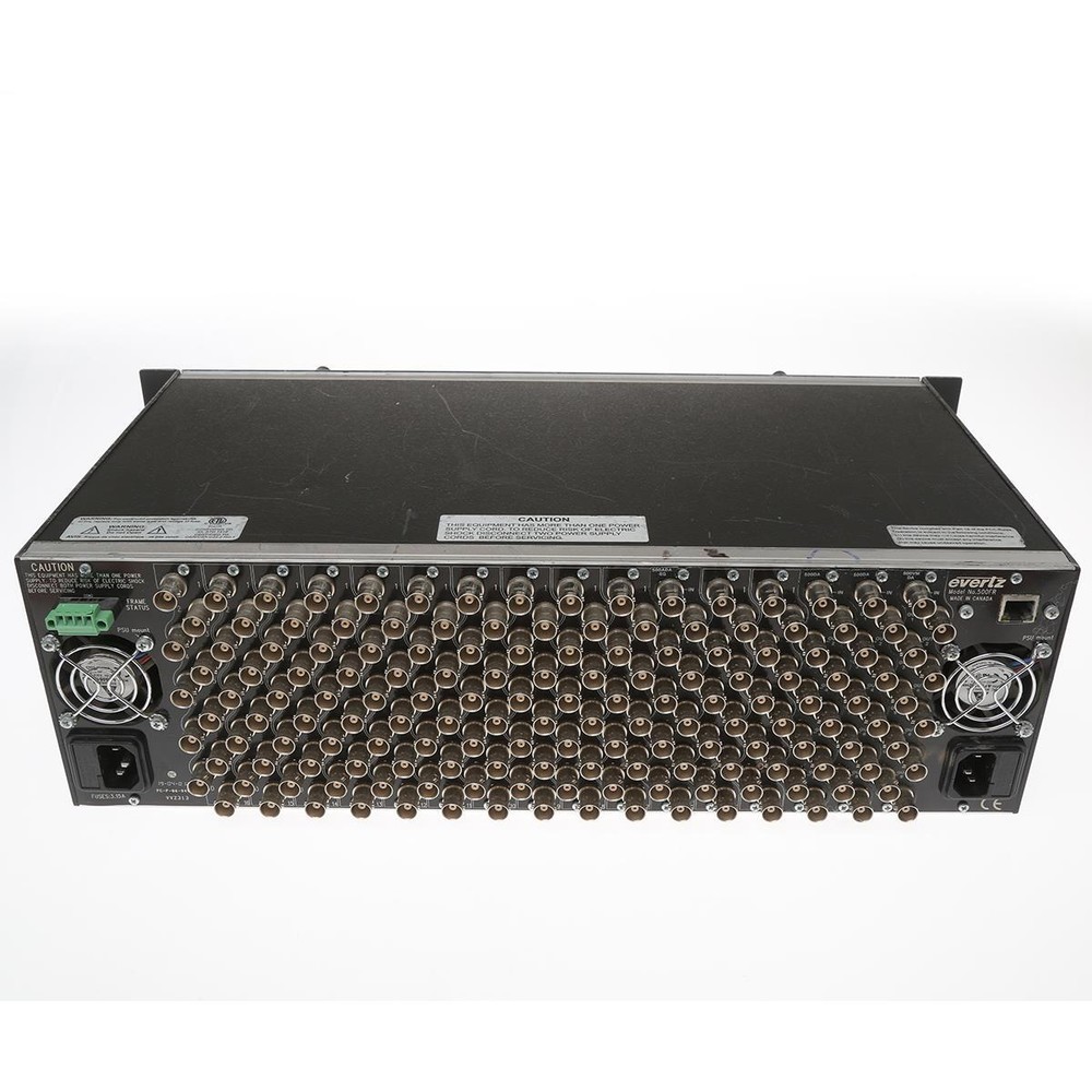 Evertz 500FR Exponent Compact High Density w/ 500FC Frame Controller SKU#1376707