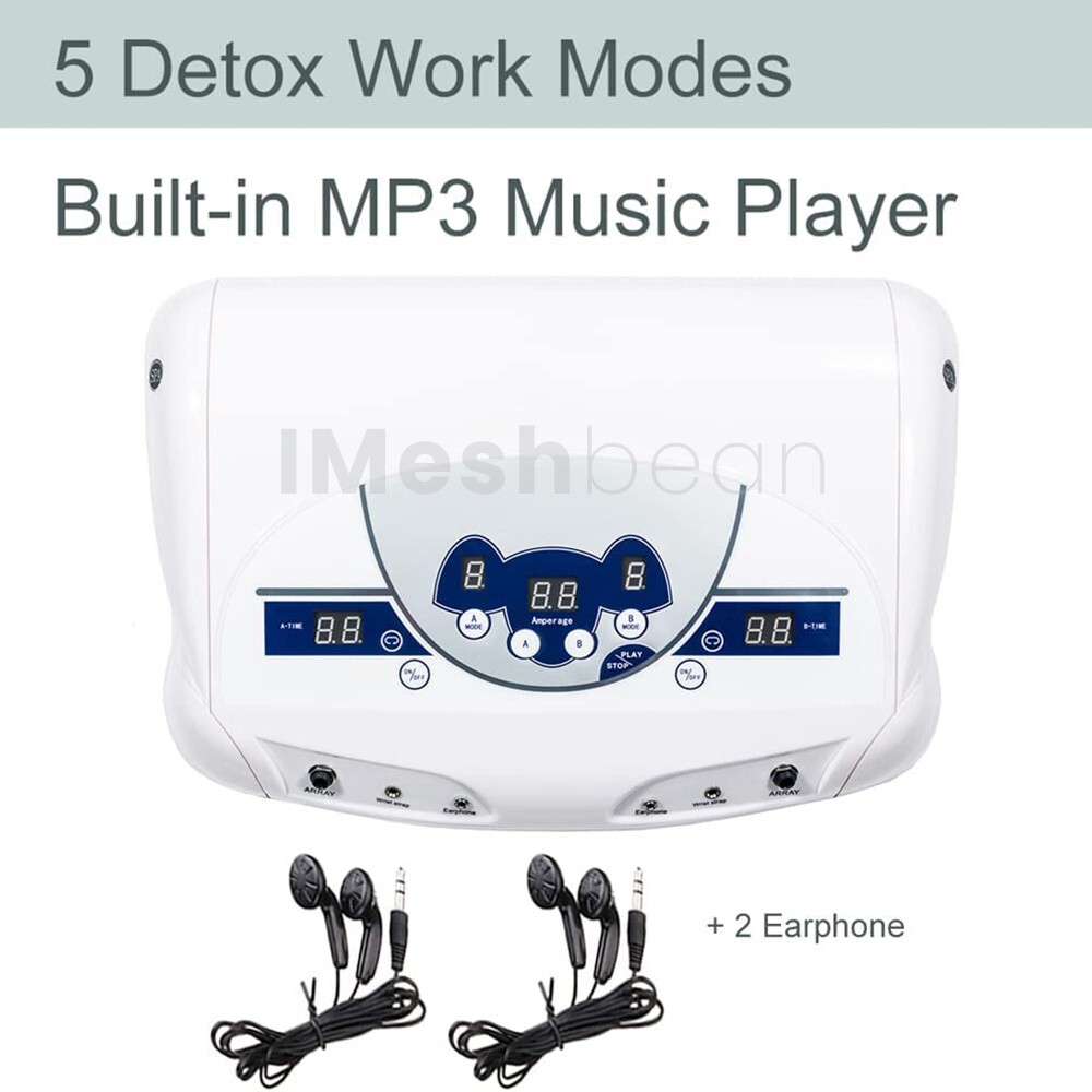 New Dual Ionic Foot Detox Machine Foot Bath Chi SPA Array Health Care US