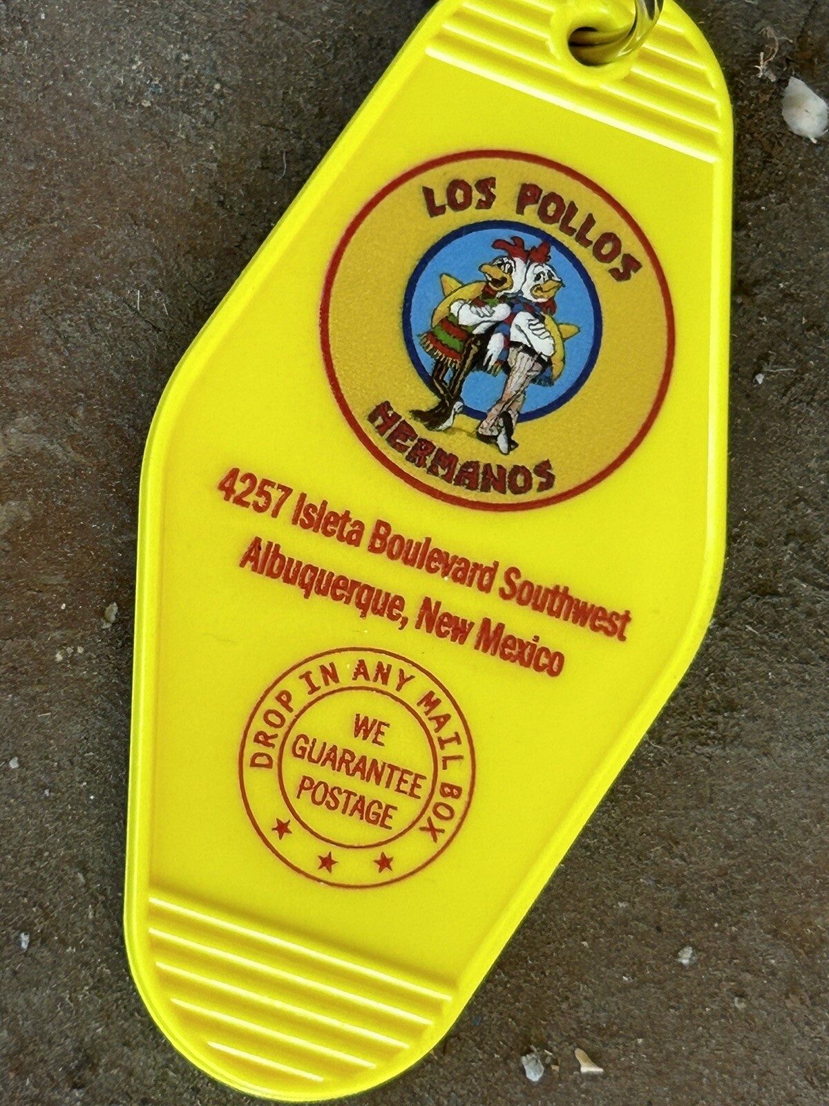 Breaking Bad Los Pollos Hermanos inspired keytag