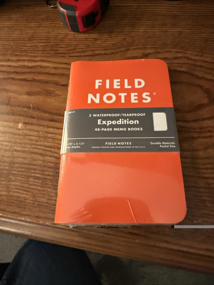 Waterproof Field Notes 3 Pack New Sealed