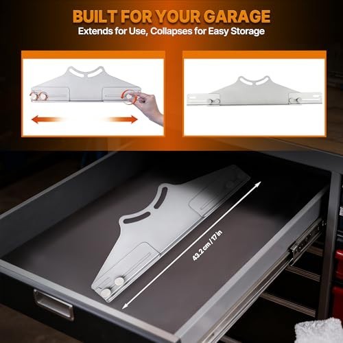 Toe Alignment Tool with 2 Tape Measures & Digital Angle Finder for Accurate Whee