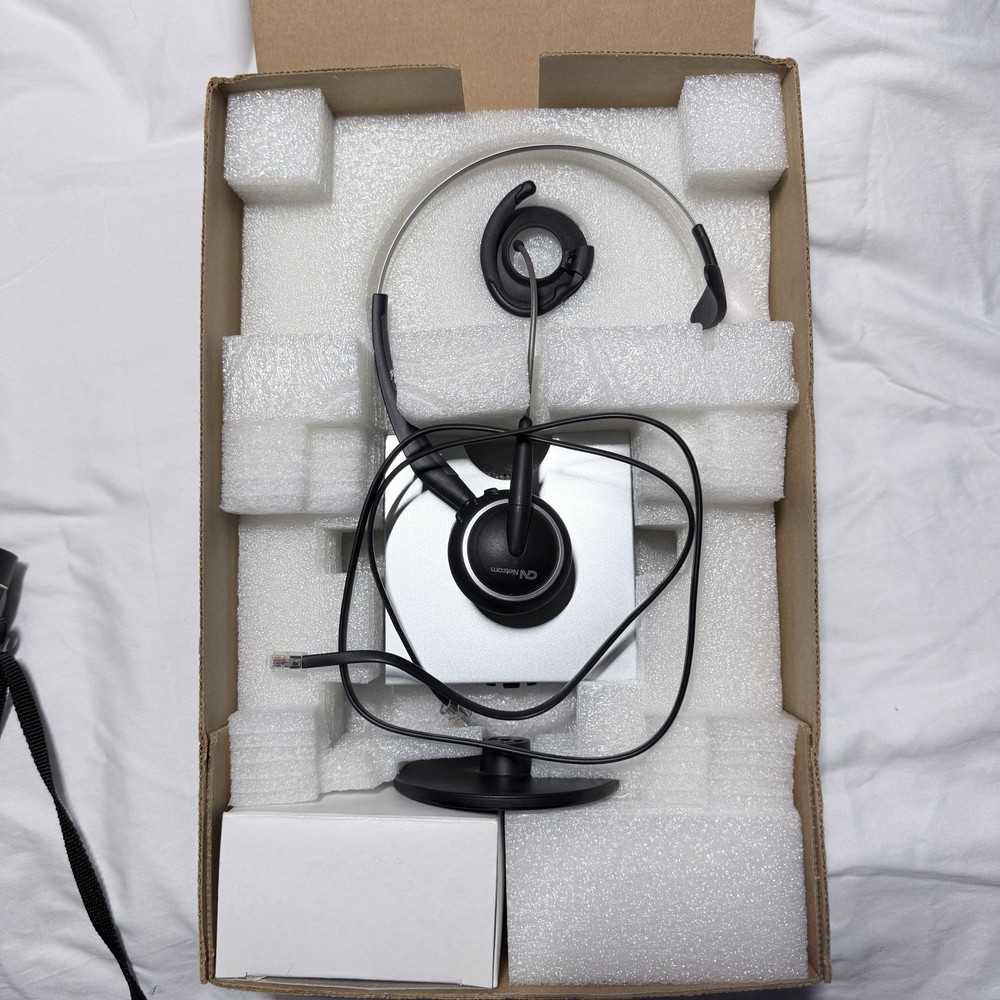 GN Netcom Cordless Flex Boom Headset GN9120 And Remote Headset Lifter - See Note