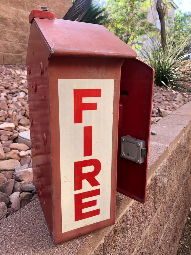 Collectable Vintage Gamewell Fire Alarm Box